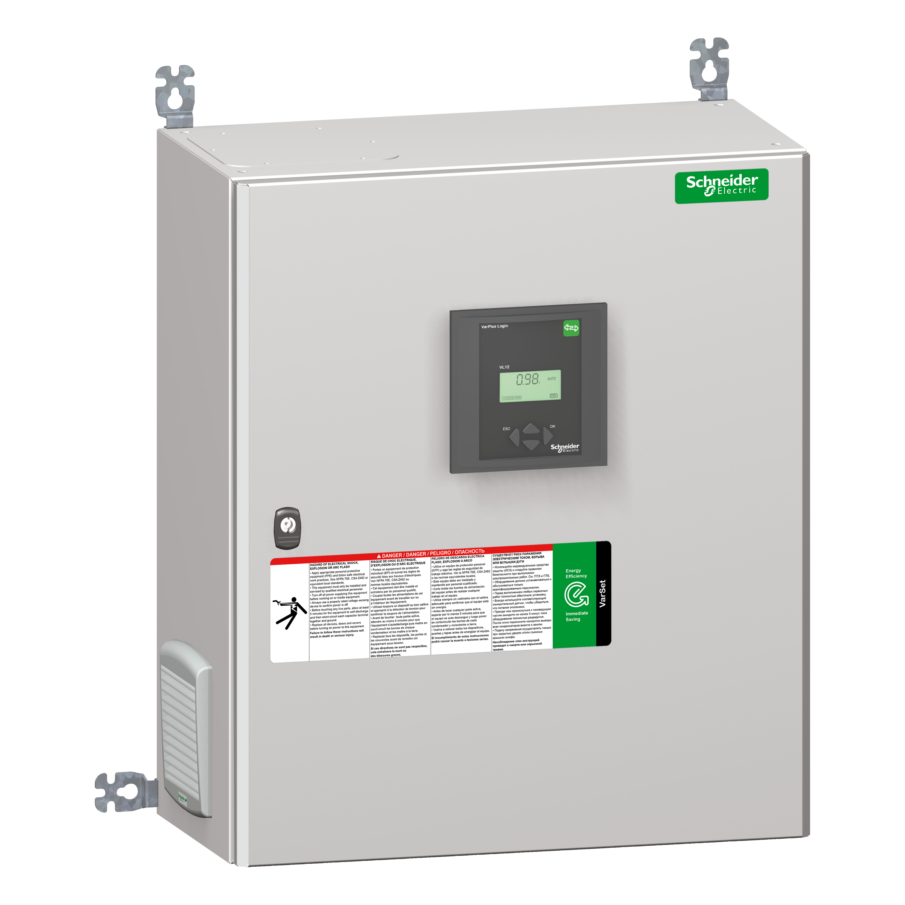 Schneider Electric VarSet-Kompensationsanlage Auto 069kvar m. Eingangsleistungssch. xxB 400V 50Hz VLVAW1N03529AA