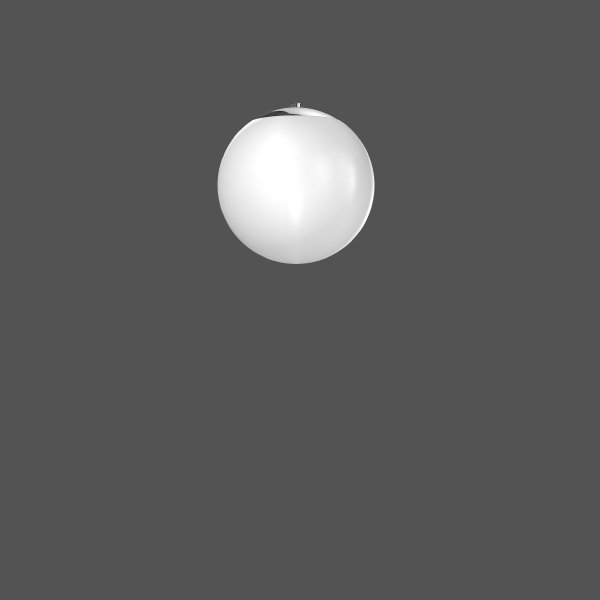RZB Basic Ball, weiß, on/off Pendelleuchten, D 300 H 300, 180°, Kunststoff (PE) opal 311363.002