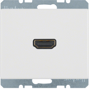 Berker HDMI Steckdose Arsys polarweiß glänzend 3315420069