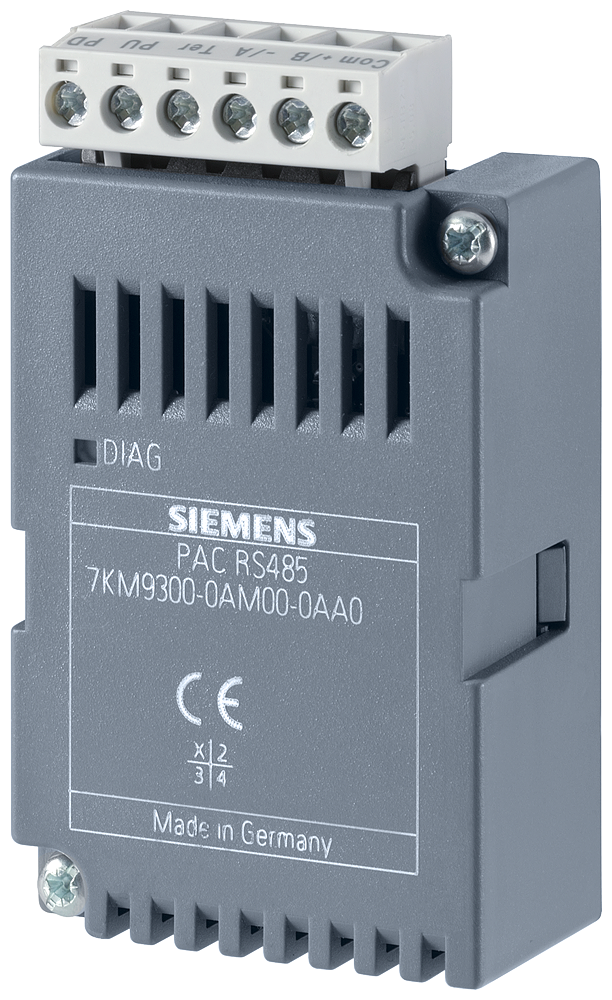 Siemens Erweiterungsmodul RS485, steckbar, für 7KM PAC3200 / 4200 / 3VA COM100 / 800 7KM93000AM000AA0