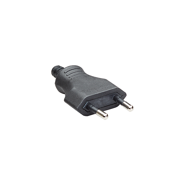 Bachmann Euroflachstecker schwarz Schraubanschluss,3St im Beutel 900.010