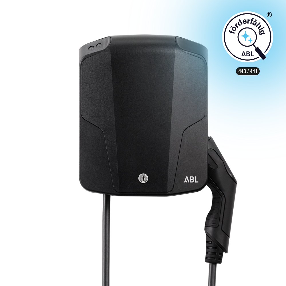 ABL Wallbox eMH1 Basic, 22 kW, 32A/400V, 3-phasig, Typ 2 Ladekabel 1W2208