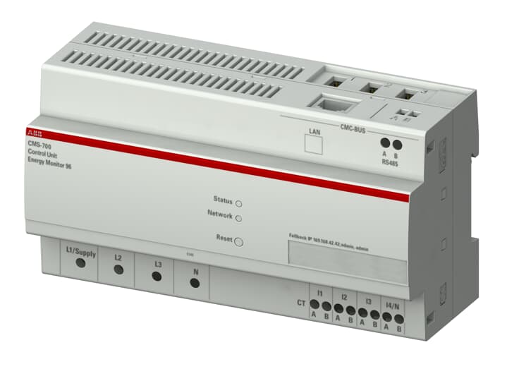 ABB CMS-700 Kontrolleinheit inkl. Webserver Hinweis: 4 Stromwandler benötigt 2CCA880700R0001