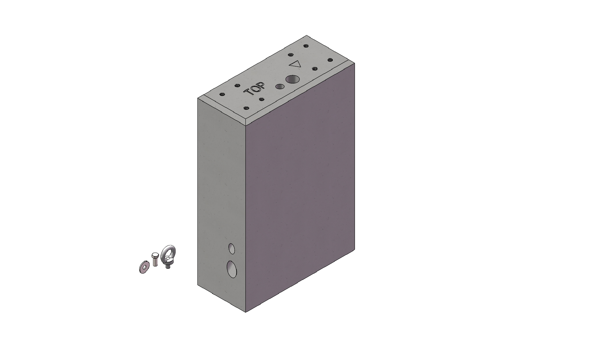 ABL Betonfertigfundament für Stelen STEMH10/20/30 und POLEMH1/2/3 EMH9999