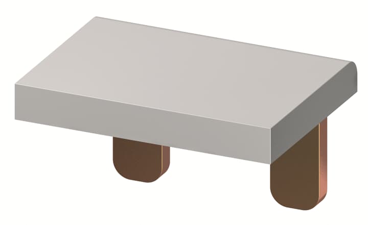 ABB Polverbinder für 2 Pole,Nennstrom 50A für S800 Hochleistungsautomat 2CCS800900R0411