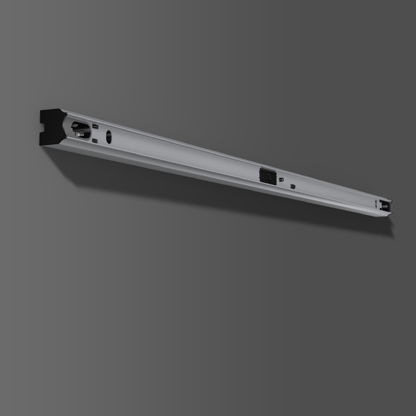 RZB Alu-Stableuchten für Linienlampen, aluminium, on/off Stableuchten, L 1000 B 35 H 58, 180°/111°, ohne Abdeckung 41520.004