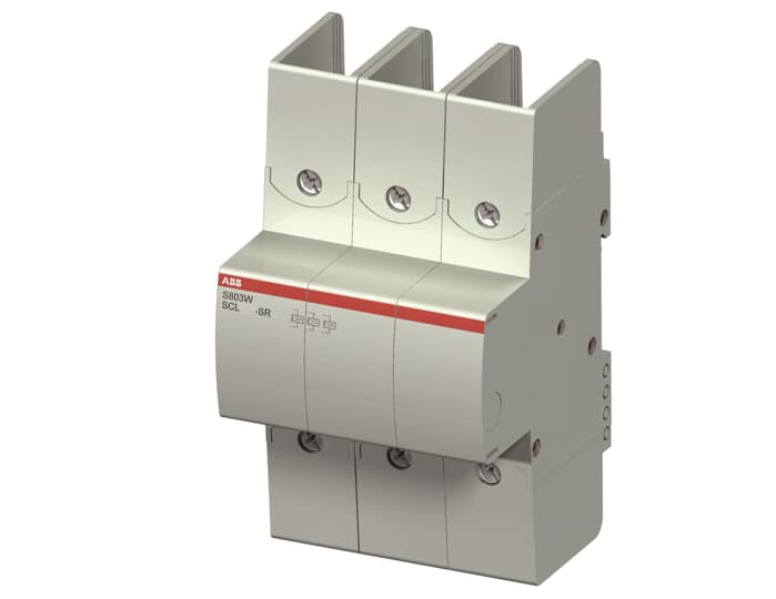 ABB Kurzschlussstrombegrenzer, 3polig, 63A 600V AC,65kA,UL 508,Uimp=8kV 2CCS803917R0599