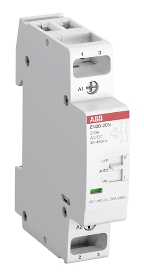 ABB EN20-20N-01 Installationsschütz 20 A, 2S/0Ö, 24 V AC/DC 1SBE122111R0120