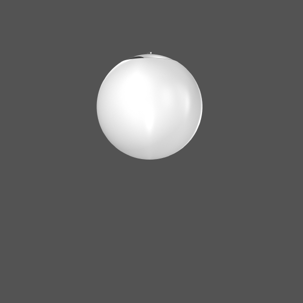 RZB Basic Ball, weiß, on/off Pendelleuchten, D 400 H 400, 180°, Kunststoff (PE) opal 311369.002