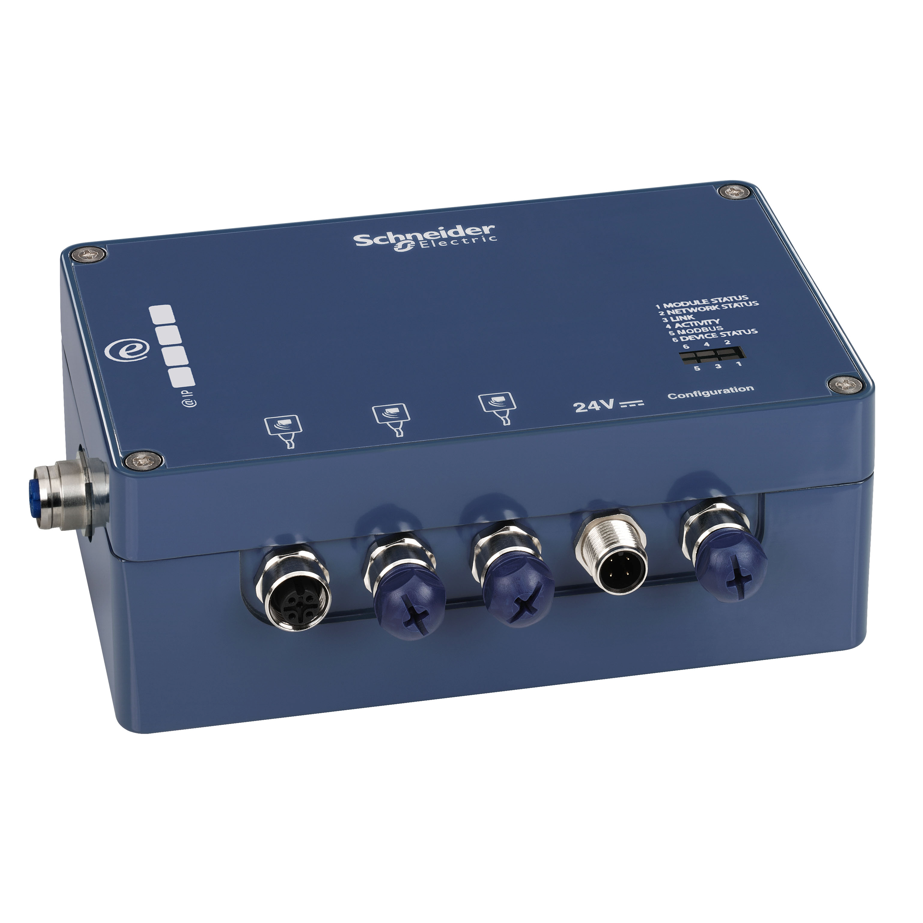 Schneider Electric XG RFID Anschlusskasten EtherNet/IP - 3 Kanäle für Smart Antenna XGCS XGSZ33EIP