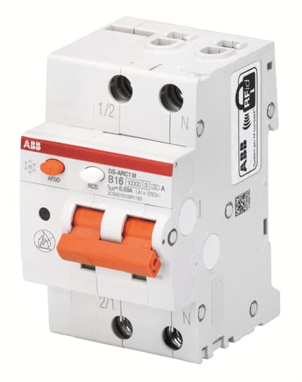 ABB AFDD+FI/LS DS-ARC1MA-B20/0,03, 10kA, 3TE Fehlerlichtbogen-Schutzeinrichtung+FI/LS 2CSA275103R1205
