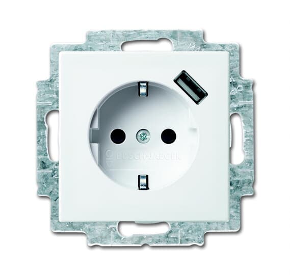 Busch-Jaeger 20 EUCBUSB-914 | SCHUKO® USB-Steckdose mit erh. Berührungsschutz