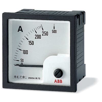 ABB Amperemeter AMT1-A1-1/72 Schaltschranktürmontage 2CSG312020R4001