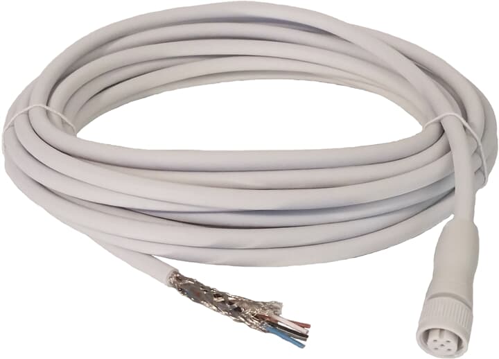 ABB M12-C101HE, geschirmt, 10m Kabel 5x0,34 Kabel für raue Umgebung, Halogenrei 2TLA020056R8100