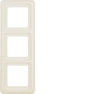 Berker Rahmen 3fach mit Dichtung UP IP44 weiß 1330