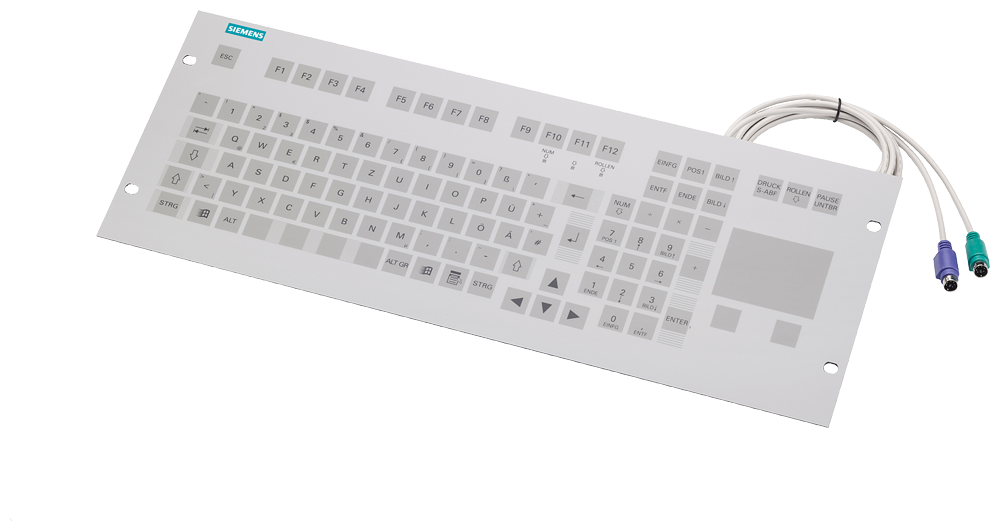 Siemens SIMATIC HMI PS/2-Einbautastatur INT mit Touchpad 6GF67103BE