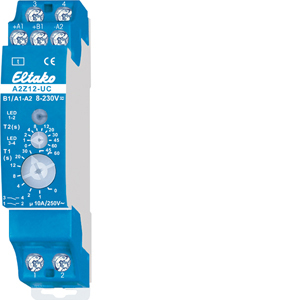 Eltako Analog einstellbare 2-Stufen-Ansprechverzögerung. 1+1 Schließer potenzialfrei 10A/250V AC 23200302