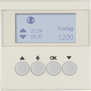 Berker Jalousie-Schaltuhr S.1 weiß glänzend 85741182