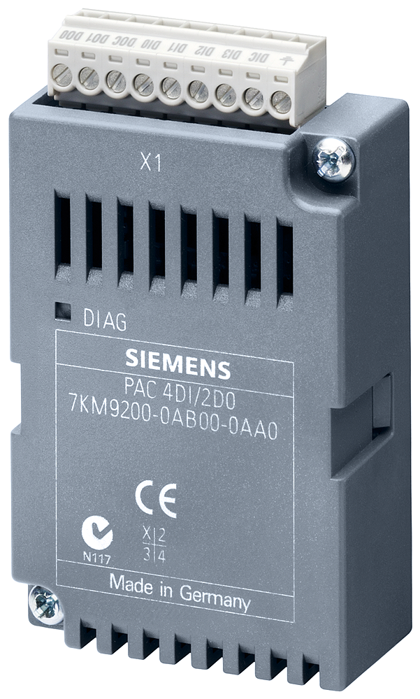 Siemens Erweiterungsmodul 4DI / 2DO, steckbar, für 7KM PAC3220/ 4200 7KM92000AB000AA0