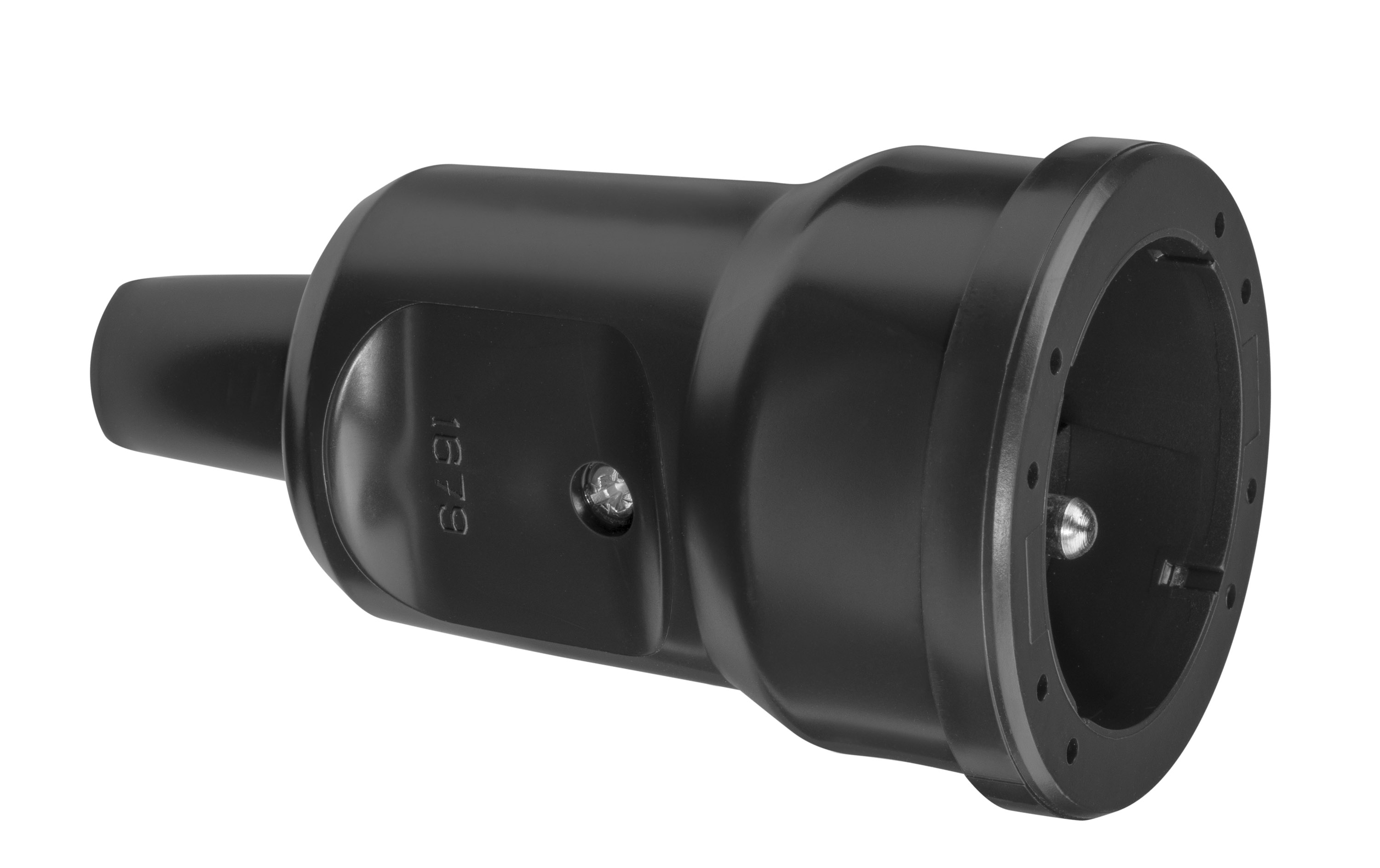 ABL PVC-Kupplung mit erhöhtem BS, schwarz, französich/ belgischer Standard 1679002