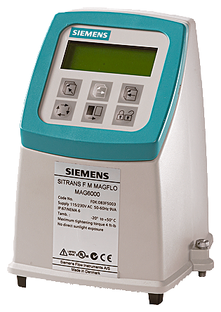 Siemens Signalumformer MAG 5000, IP67 / NEMA 4X/6, Kunststoffgehaeuse, mit Anzeige, 1... 7ME69101AA301AA0
