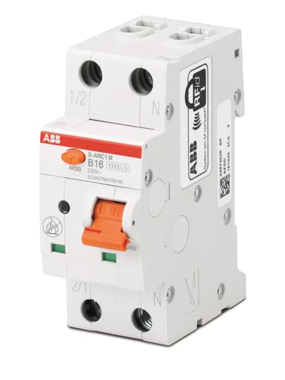 ABB AFDD+LS S-ARC1M-B10, 10kA, 1P+N, 2TE Fehlerlichtbogen-Schutzeinrichtung + LS 2CSA275901R9105
