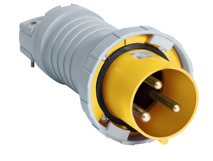 ABB 2125P4W CEE-Stecker 4h, 125 A, IP67, 2P+E 2CMA166808R1000