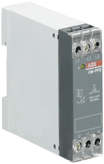 ABB CM-PFE.2 Phasenfolgeüberwachungsrelais 1We, L1-L2-L3=200-500VAC 1SVR550826R9100