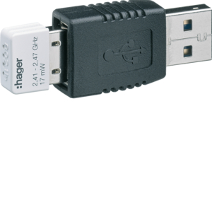 Hager USB-Wlan-Dongle mit Verlängerung HTG460H