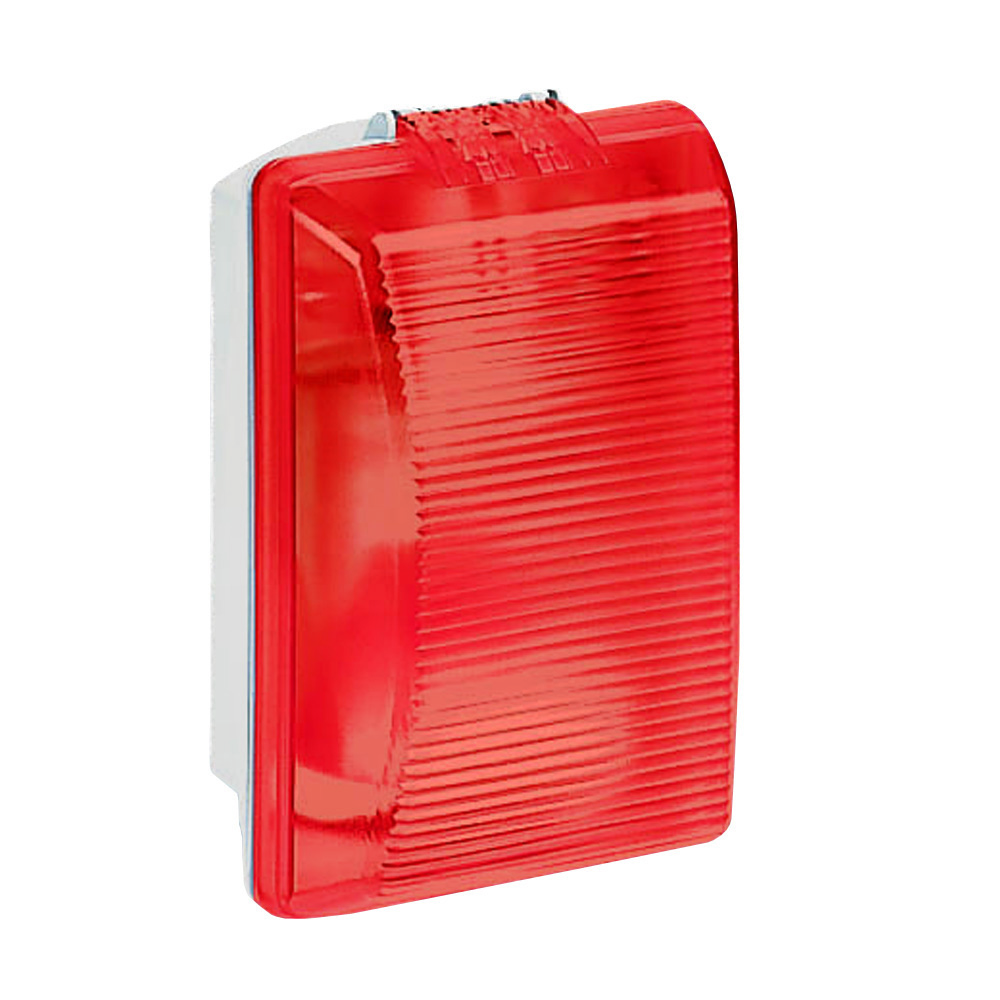 Legrand Feuchtraum-Leuchte IP54 E27/Rote Abdeckung 062402