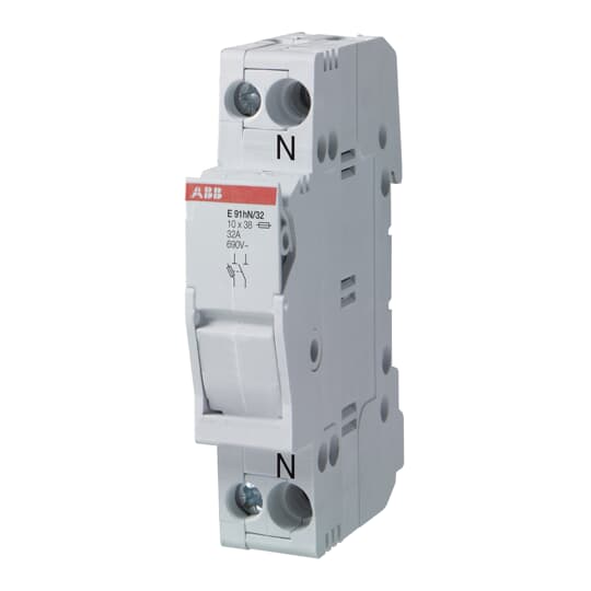 ABB Sicherungs-Trennschalter, 1+N Pol, 32A für Sicherungseinsatz 10,3 x 38mm AC-22B 2CSM251503R1801