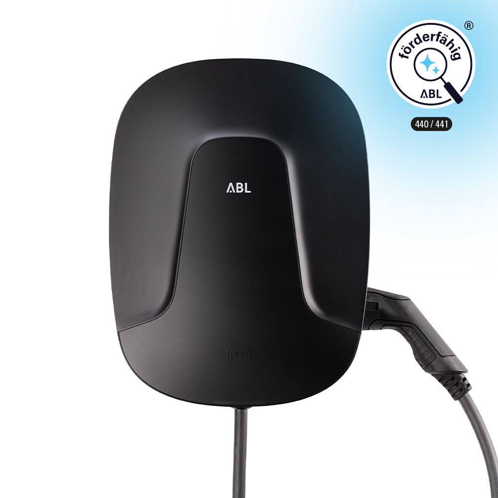 ABL Wallbox eMH2, 22 kW, Typ 2 Ladekabel, Extender, reev Dashboard Compact 2W2231C