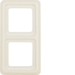 Berker Rahmen 2fach mit Dichtung UP IP44 weiß 1329