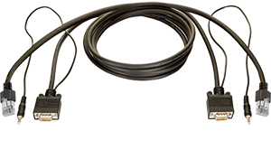 Bachmann Media Switcher Kombikabel 10,0m VGA+Miniklinke+RJ12 903.110