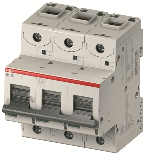 ABB Hochleistungs-Sicherungsautomat S803N-D6 3P, D-Charakt., 6A 2CCS893001R0061