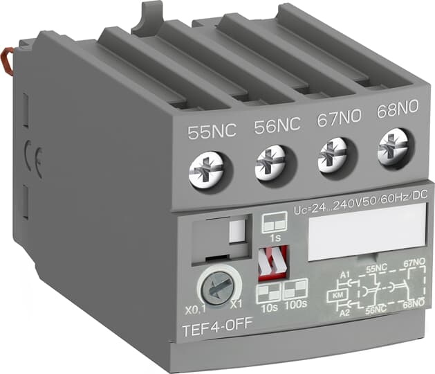 ABB Elektronik Timer TEF4-OFF passend für AF09 - AF96 1SBN020114R1000