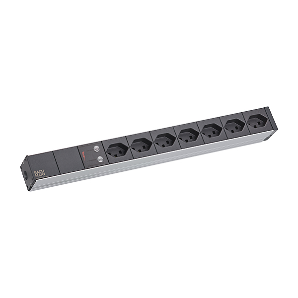 Bachmann 19 1HE 7xCH T23 90° 1xÜSS Strom 3,0m CH T23 800.1258