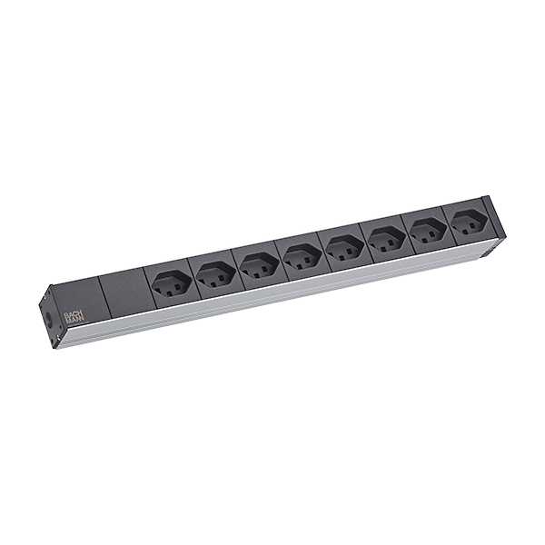 Bachmann 19 1HE 8xCH T23 90° sw Strom 3,0m CH T23 800.1262