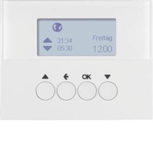 Berker Jalousie-Schaltuhr K.1 polarweiß glänz 85741179