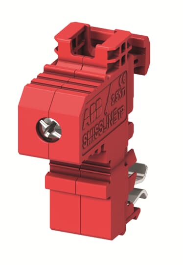 ABB Klemme rot 35mm2 für Zusatzsockel Smissline TP 2CCA183465R0001