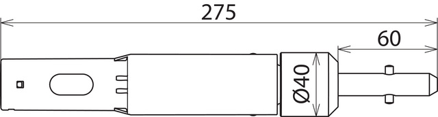 Dehn Adapter f. Handhabeverlängerung m. STK f. Spindel / Querstift 766313
