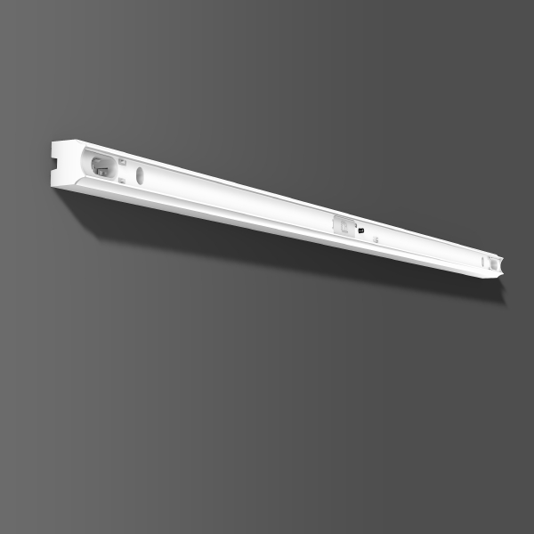 RZB Alu-Stableuchten für Linienlampen, weiß, on/off Stableuchten, L 1000 B 35 H 58, 180°/111°, ohne Abdeckung 41520.002