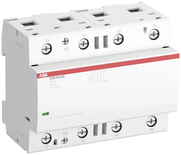 ABB ESB100-40N-06 Installationsschütz 4S/0Ö, 230 V AC/DC 1SAE661111R0640