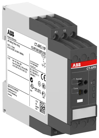 ABB CT-ARS.11P Zeitrelais, rückfall. o.H-spg 1We, 24-240VAC/DC 1SVR740120R3100