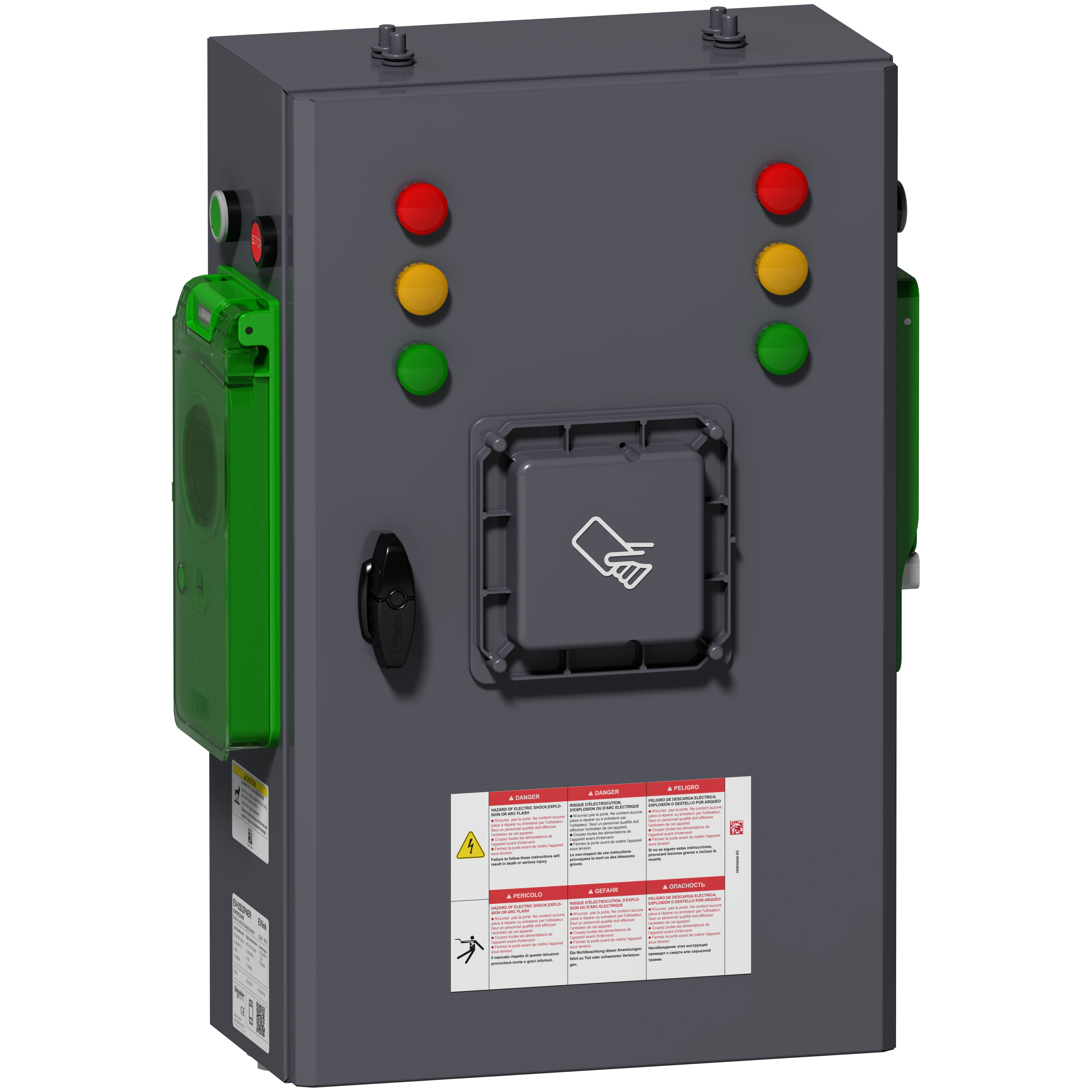 Schneider Electric EVlink Parkplatz 2, Block 22kW+2,3kW RFID EVP2PE222FR