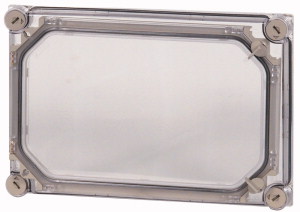 Eaton Deckel, +Tür, transparent rauchgrau, HxBxT=250x375x25mm 077222