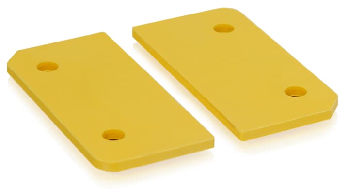 ABB DA 1B Distanzplatte aus gelbem PBT 2TLA020053R0700