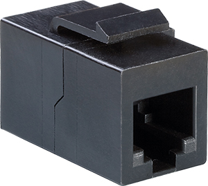 Bachmann Modul ISDN RJ12 Buchse / Buchs e schwarz 940.085