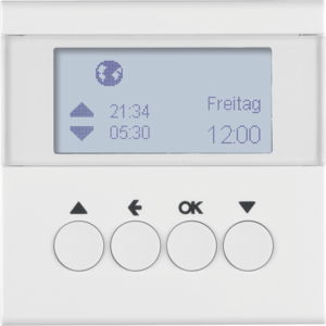 Berker Jalousie-Schaltuhr S.1/B.3/B.7 pw glänz 85741189