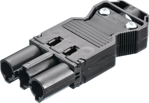 Bachmann Gerätestecker GST18/3 schwarz  375.504